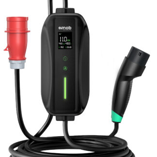 Carregador Portátil 11kW 3PH 16A Tomada Vermelha CEE 16A com cabo de 8,5m T2 + Bolsa com suportes